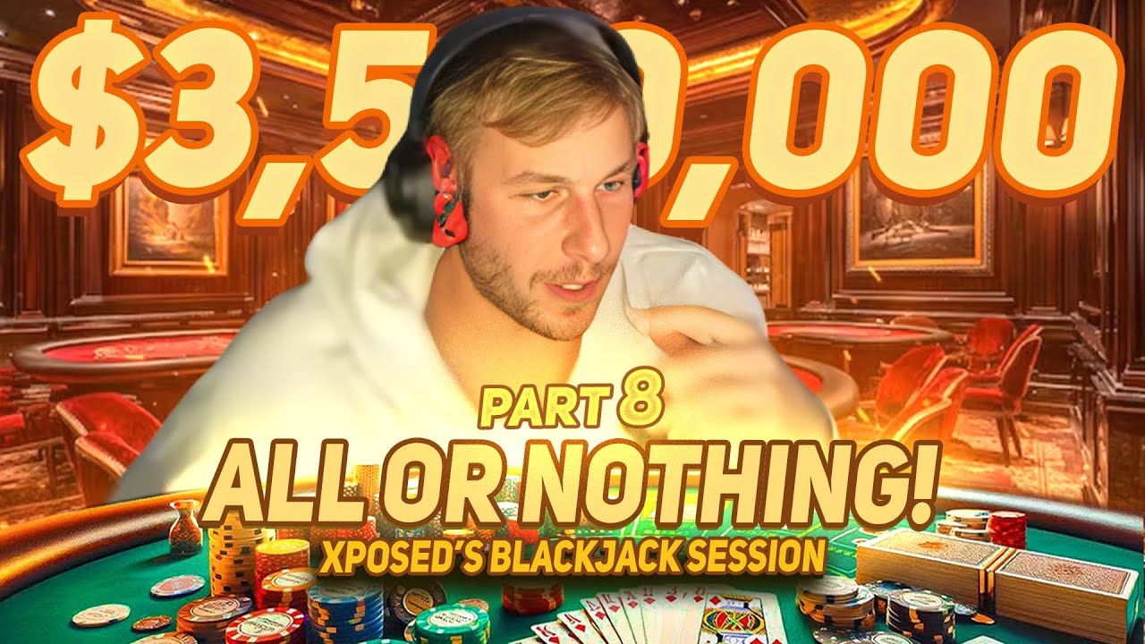 Всё или ничего! Хаос в блэкджеке с призом в $3 500 000 продолжается! Часть 8