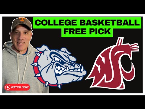 College Basketball Pick Gonzaga Vs Washington State Prediction 1 15 2026 Free Best Bets Odds 