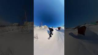 Учусь катать на доске в Талнахе. 27.03.2023 #Норильск #snowboarding