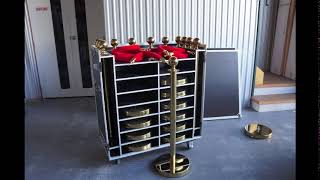 Queue Barrier Storage Case