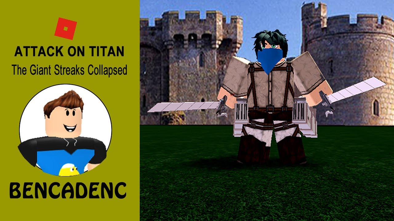 Roblox Attack On Titan Downfall Giant Streaks Collapsed Roblox Adventures Youtube - attacked by a giant roblox invidious