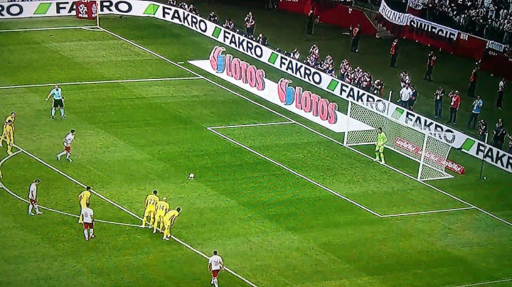 Gol Roberta Lewandowskiego z rzutu karnego w meczu Polska vs Rumunia 10.06.2017