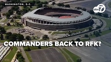 DC Council to vote on $3.7B RFK Stadium plan for Commanders return