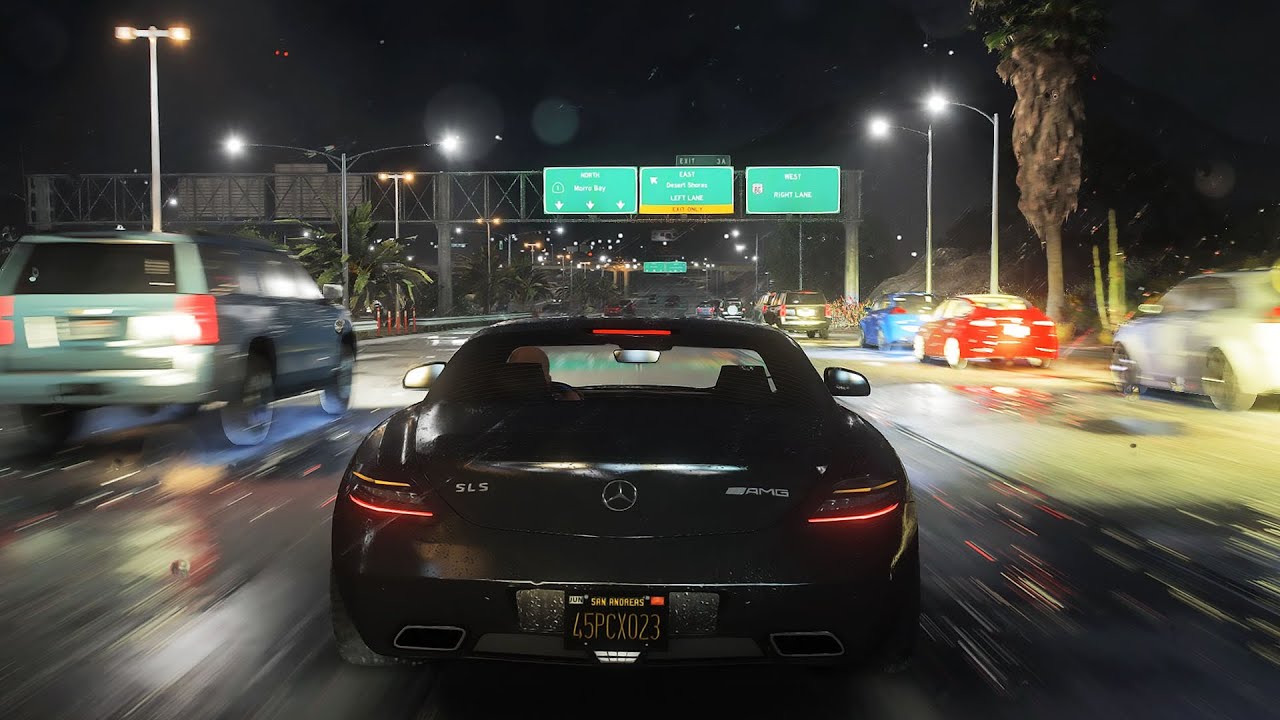 GTA 5 Remastered Realistic Weather With Real Life Traffic Mod Showcase