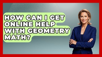 How Can I Get Online Help With Geometry Math? - All About Geometry