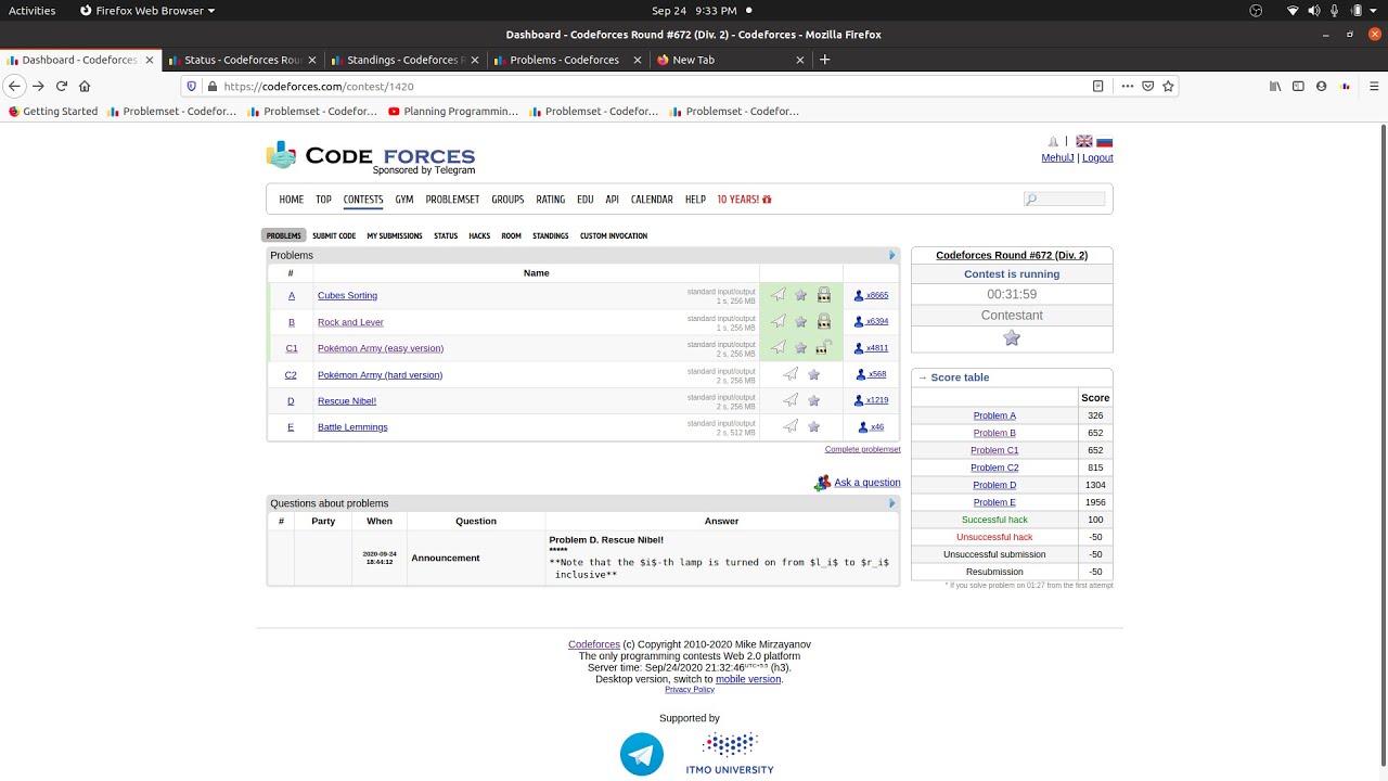 Codeforces div 2 673 codeforces youtube