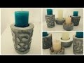 Kerzenhalter aus Beton #2 * DIY * Concrete Candle Holder [eng sub]