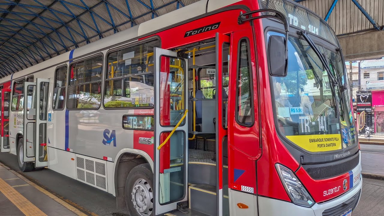 Uma Volta no Marcopolo Torino OF-1721L Bluetec 6 na Linha TR141 