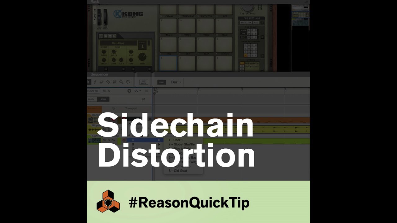 Sidechain Distortion: Reason QuickTips - YouTube