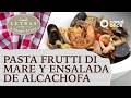 Letras a fuego - Pasta frutti di mare y ensalada de alcachofa (21/05/2026)