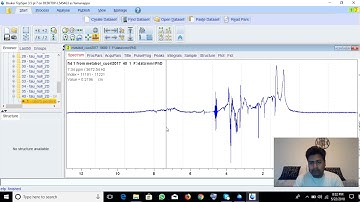 Extracting 1D NMR spectras from 2D/psuedo 2D NMR data