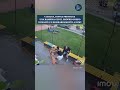 Diverse telecamere di sorveglianza hanno ripreso il momento dell’attacco russo che l’11 luglio ha co