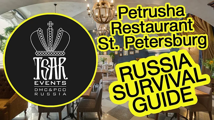 (Ep. 23) Petrusha Restaurant - Tsar Events DMC & PCO' RUSSIA SURVIVAL GUIDE #eventprofs