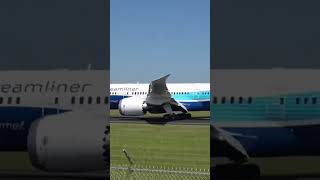#aviation #boeing787 #rejectedtakeoff #aircraft #emergencylanding