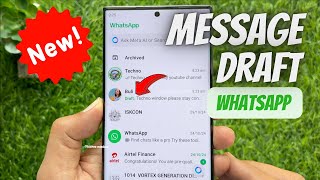 Download Lagu How to Use Message Draft on WhatsApp || Message Draft in WhatsApp MP3