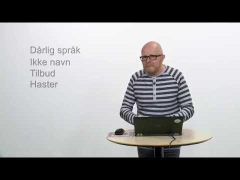 Hvordan gjenkjenne en falsk Slottorama-e-post