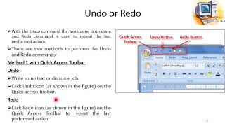 Customizing a Word Document (Lesson4 - Class7)