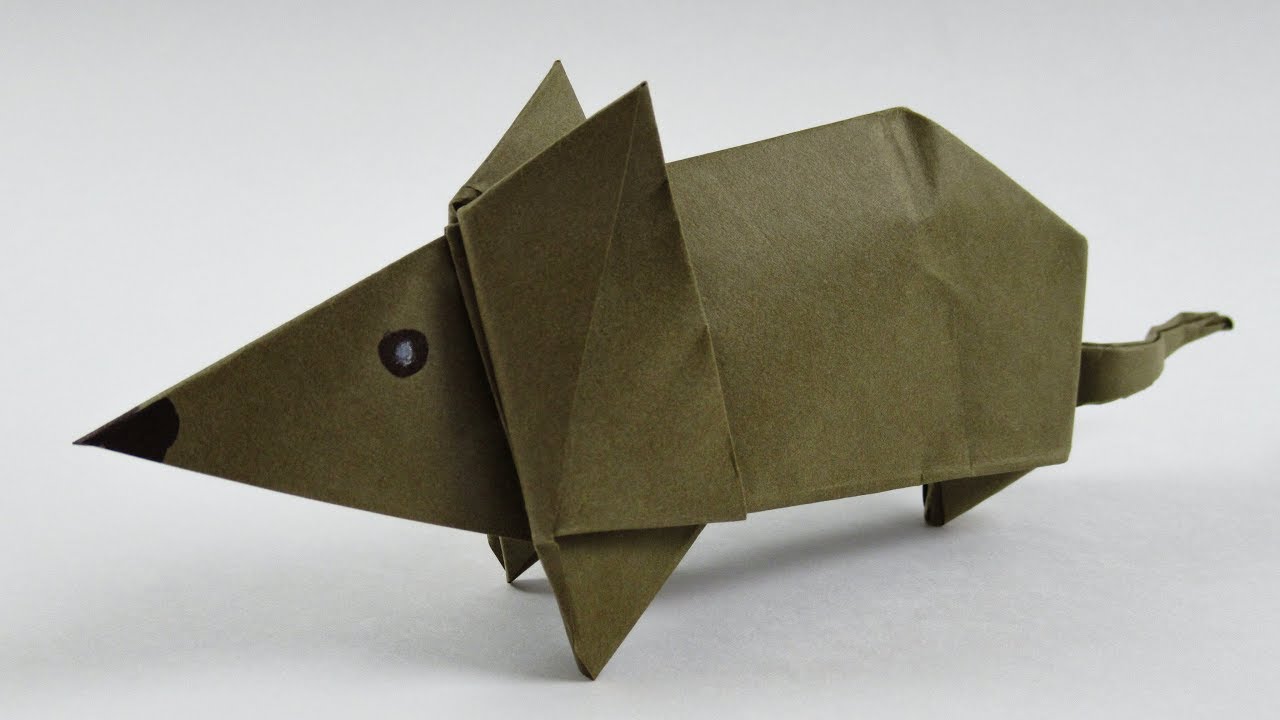 How To Make an Origami Mouse - YouTube