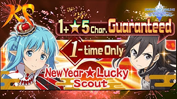 Sword Art Online Memory Defrag (Mobile) New Year Lucky Scout