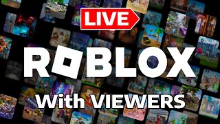 LIVE: PLAYING RANDOM ROBLOX GAMES w/ LIVE CHAT