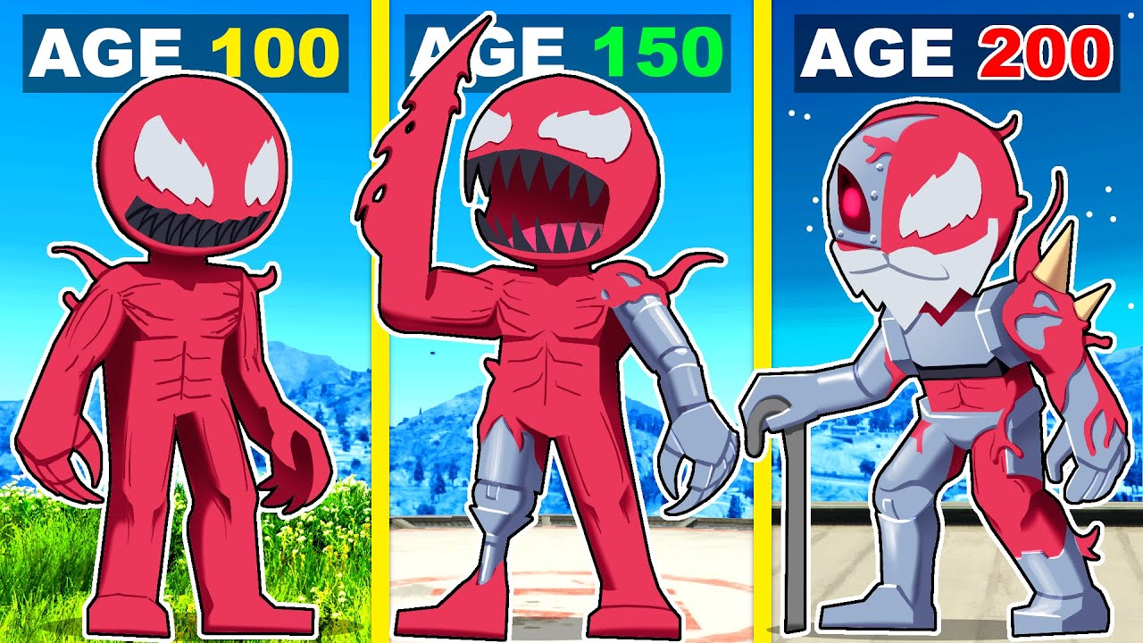 Surviving 200 Years As CARNAGE In GTA 5!