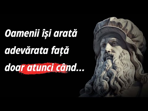 Citate înțelepte ale lui Leonardo da Vinci despre viață și artă.