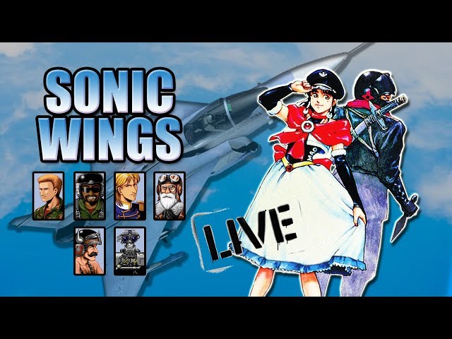 Sonic Wings Super nintendo 1994 SNES futuro AERO FIGHTERS - Gameplay  WEPLAY 