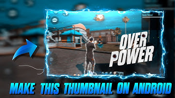HOW TO MAKE GAMING THUMBNAIL🔥 | Free Fire Thumbnail | Thumbnail Tutorial