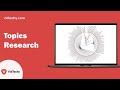 Vidtechy topic research