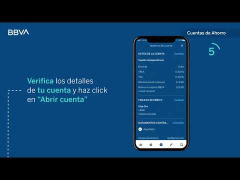 Abre una cuenta online - Nuevo App BBVA - YouTube