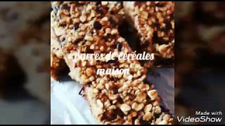 Barres de céréales maison/granola sans sucre ajouté