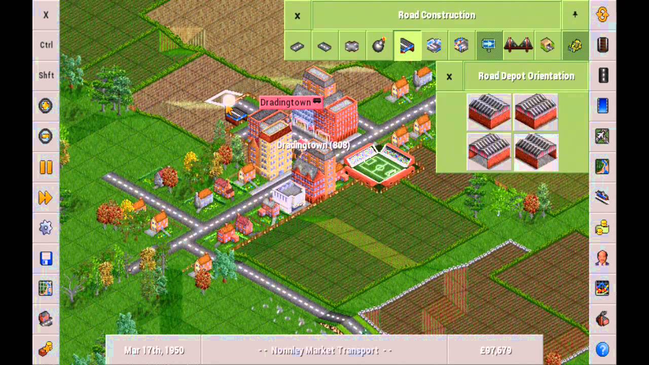 Лучшие игры для Android, в которых можно управлять миром. OpenTTD — транспортный магнат. Фото.