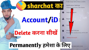 sharechat account delete permanently | sharechat account delete kaise kare | sharechat id delete