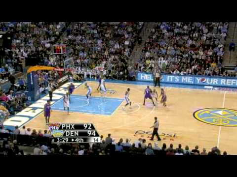 Suns vs Nuggets (NBA Highlights) 12/12/2009