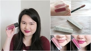 Burberry Liquid Lip Velvet Fawn No. 5 & Bright Plum No. 49 Review &  Swatches | Tracey Violet - YouTube