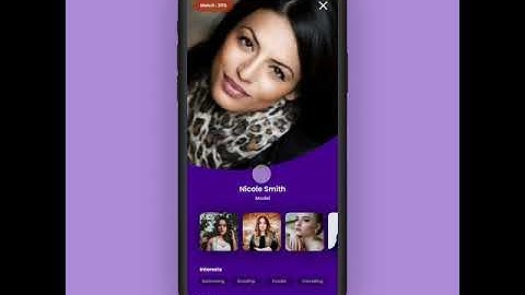 Dating App UI Animations