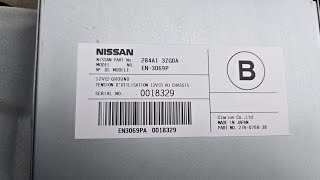 2014 Nissan Murano Backup Camera Control Module Location and Removal