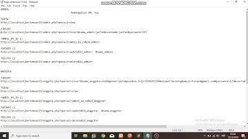 Pertemuan 13 Web Service UBSI Pembuatan JSON pada PHP Menggunakan Tabel ( admin, buku, dan anggota )