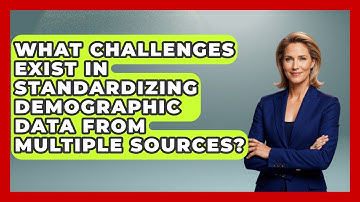 What Challenges Exist in Standardizing Demographic Data From Multiple Sources?