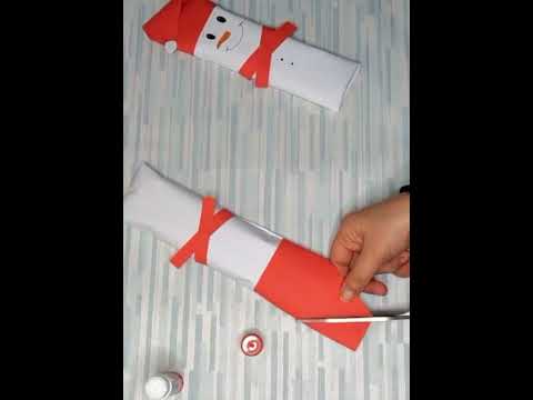 اجمل طريقه لتغليف الشوكولاته للأطفال مناسبة رأس السنة زينه كرسمس للاطفال راس السنة كرسمس اعمال يدوية