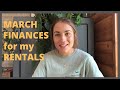 Rental Property Finance Breakdown - March
