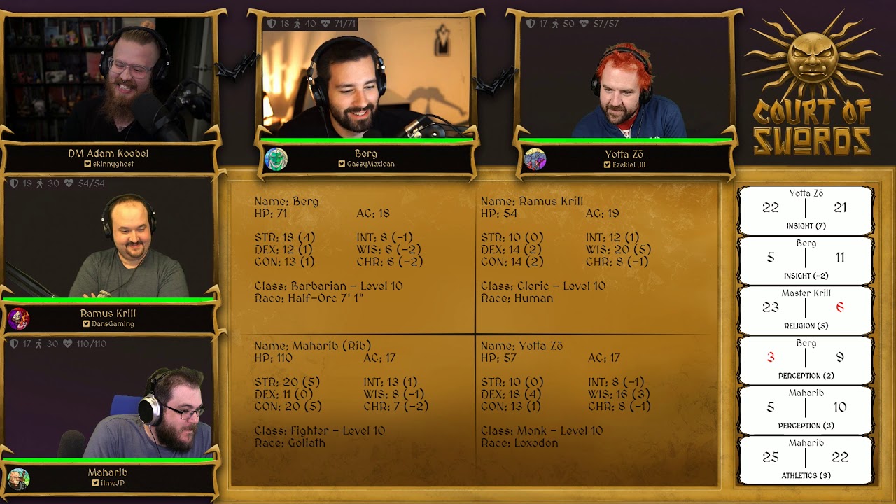 gassymexican reddit RollPlay - Court of Swords - S6 - Week 95 - Trust (Part 2)