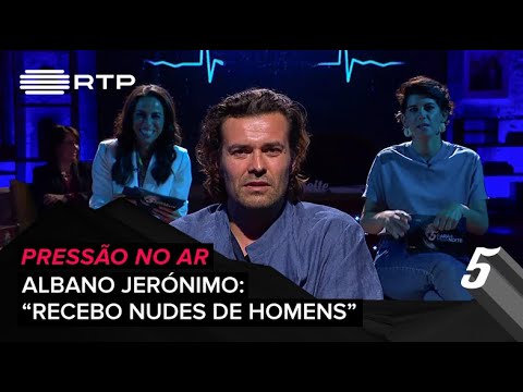 Pressão no Ar - Albano Jerónimo: "Recebo nudes de homens" | 5 Para a Meia-Noite | RTP