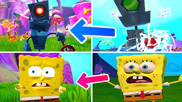 SpongeBob Battle for Bikini Bottom Rehydrated All Robot Enemies Comparison (PS4-PS2)