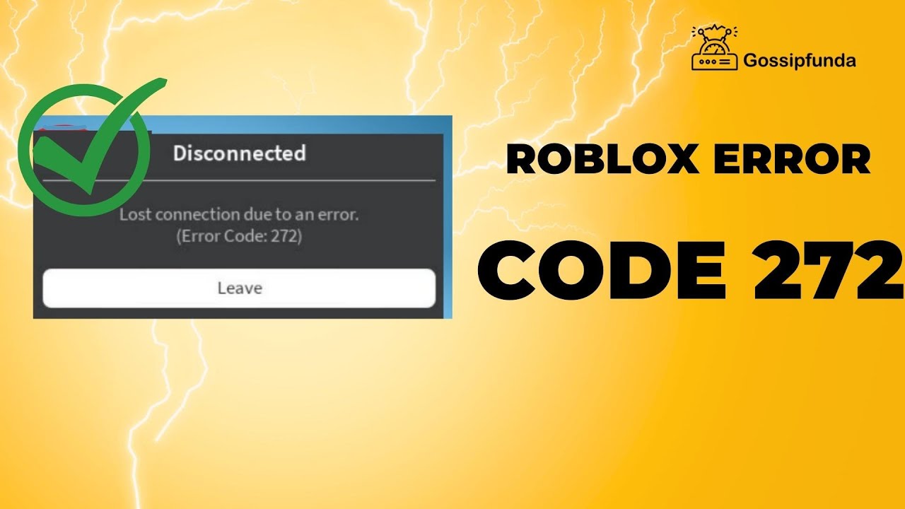 How to fix Roblox Error Code 272: Reasons and step-by-step help -  Meristation