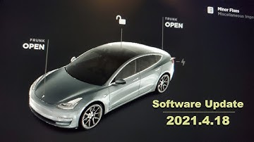 Tesla Model 3/Y 2021. 4 .18 Update