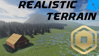 How To Generate Realistic Terrain For Roblox Studio FREE!