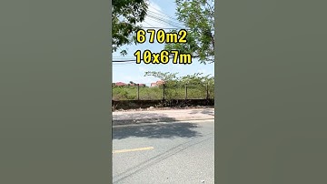 Đất mặt tiền TT Cần Thạnh Cần Giờ TPHCM. Diện tích 670m2 ( 10x67m ) giá chỉ 16 triệu/m.