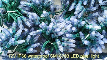 12V IP68 waterproof SM16703 LED pixel light - kutop.com