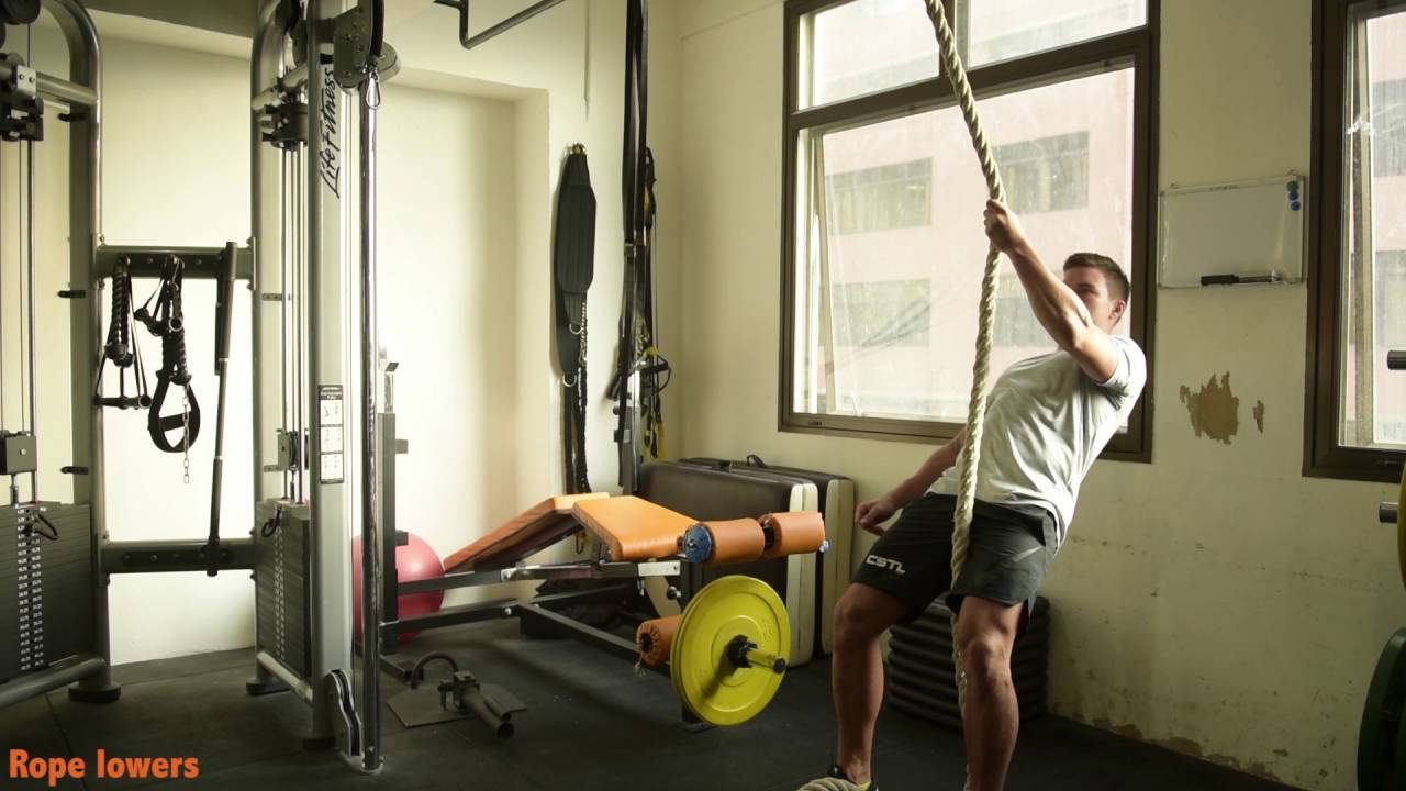 Corde d'escalade en jute de 5 mètres pour exercices de cross-training